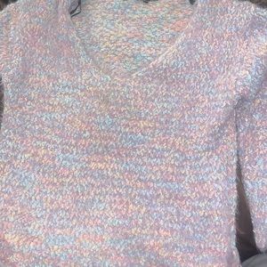 rainbow sweater.
